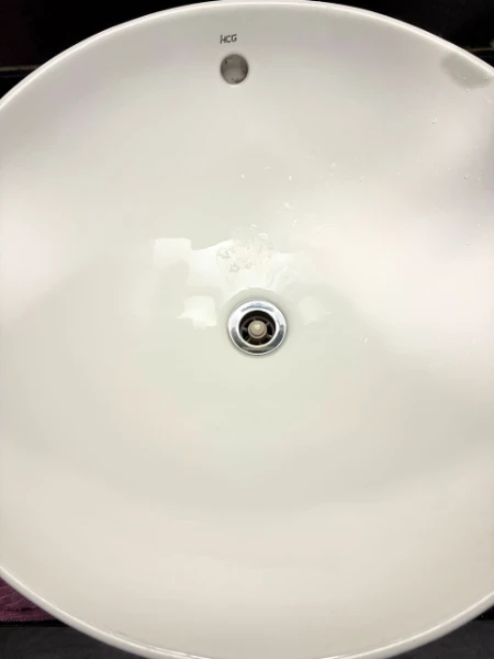 洗手台打掃後